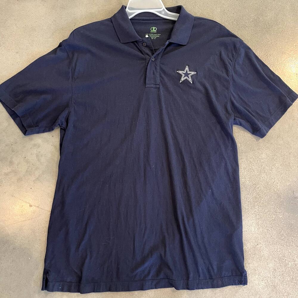 Dunbrooke NFL Dallas Cowboys organic cotton polo mens XL shirt